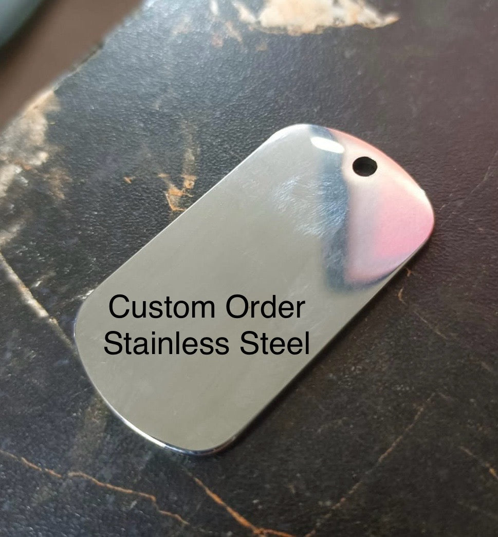 Brass Dog Tags