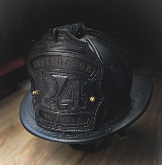 Custom Fire Helmet Shield