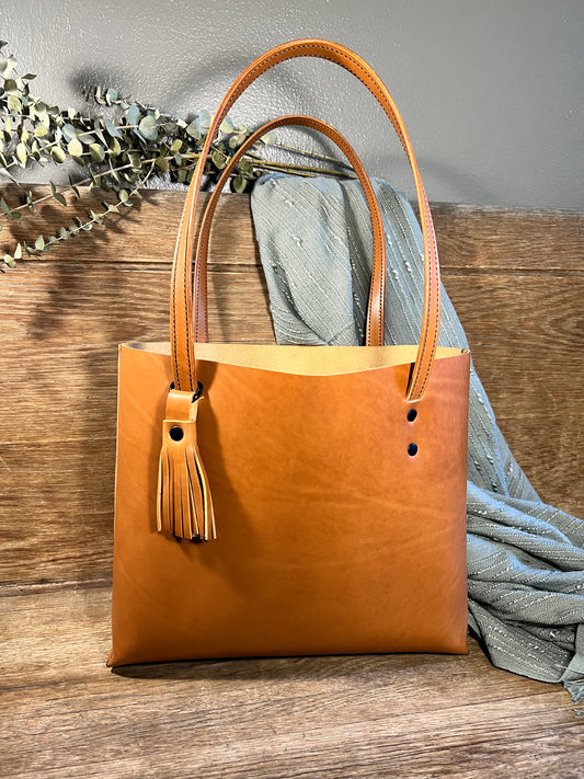 Ladies Tote | Light Brown